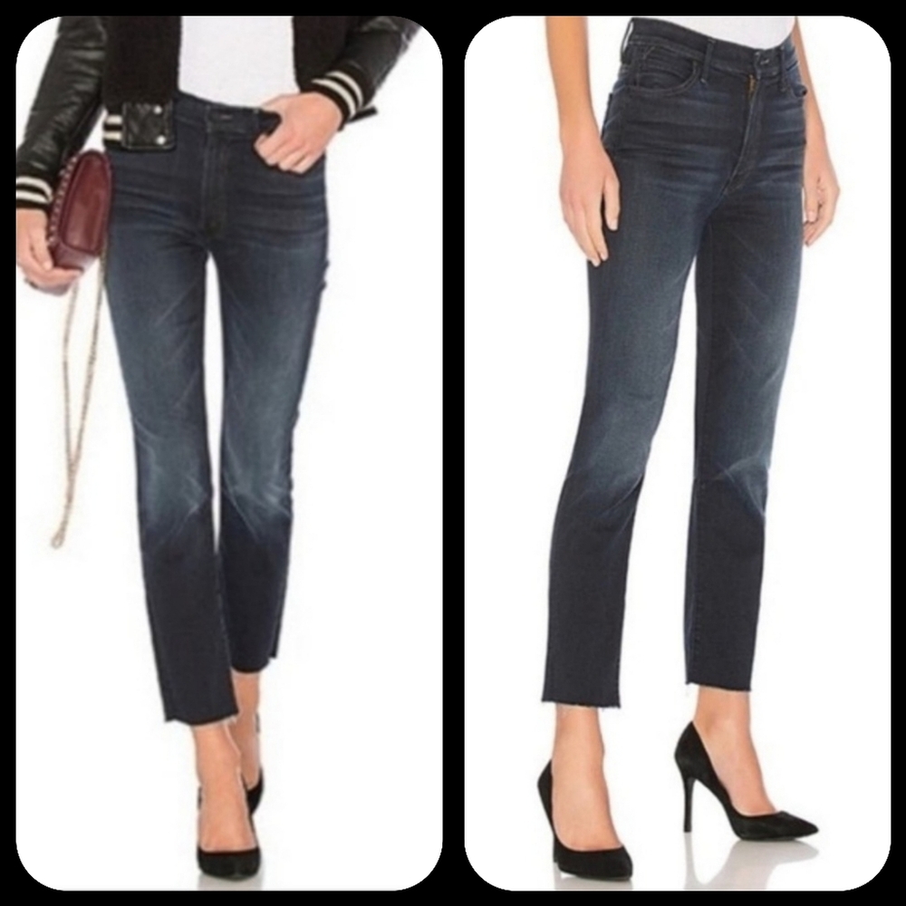 Euc Mother Rascal Ankle Snippet In Night Owl 28 - image 1